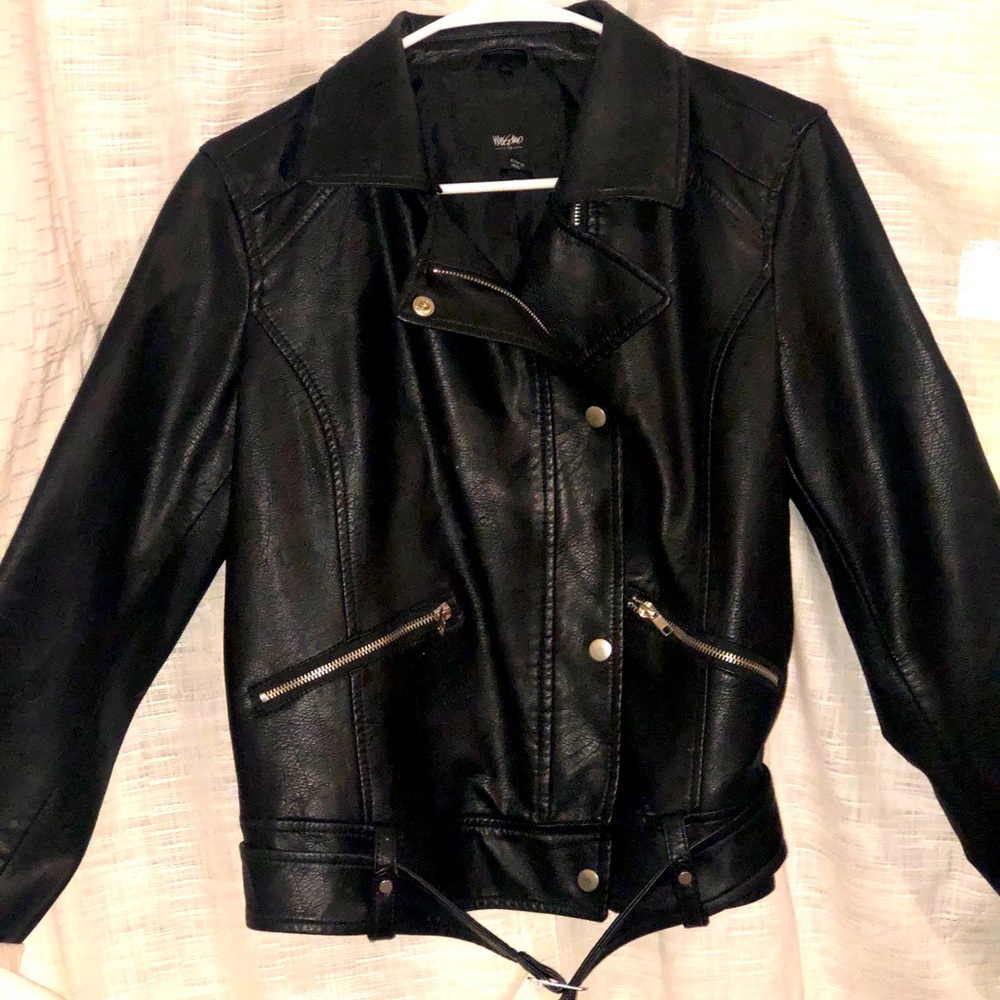 Mossimo fux leather jacket
